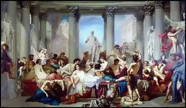 Romans of the Decadence, by Thomas Couture