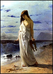 Sappho, a painting by Andrea Gastaldi