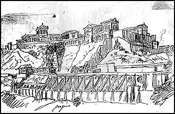 Acropolis, a preparatory sketch