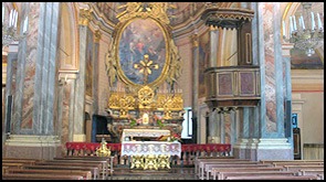 Parish church sanctuary, Castelnova d'Asti
