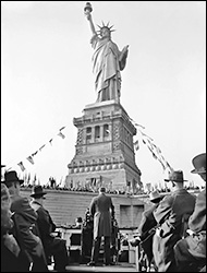 Statue of Liberty, dedicated September 1886