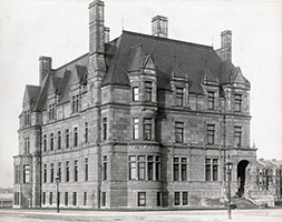 The Ames house in Boston's Back Bay