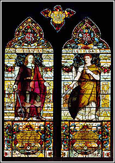 John Hampden and Leonidas Window