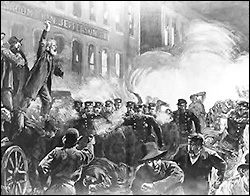 Chicago's 'Haymarket Square Riot' in 1886