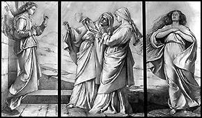 Three Marys at the Tomb, study for a painting by Juglaris