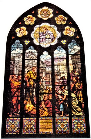 St. Paul at Athens Window, Newton Presbyterian Church