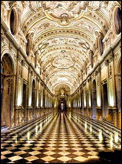Royal Palace Gallery in Turin