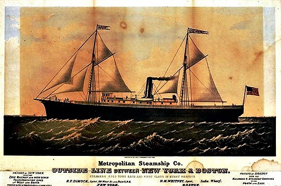 A coastal steamship