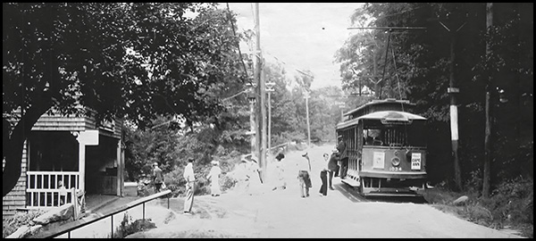 Cape Ann Trolley at Annisquam, courtesy of Paul Harling