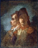 Two Soldiers, by Thomas Couture